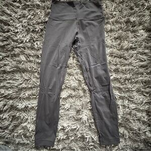 Lululemon Gray High-Waisted Leggings